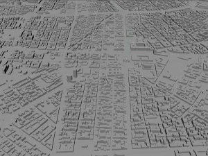 Sofia city Bulgaria 30km 3D Model