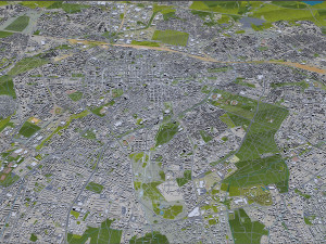 Sofia city Bulgaria 30km Modelo 3D
