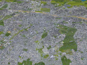 Sofia city Bulgaria 30km 3D Model