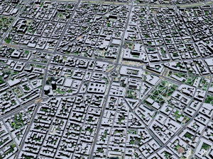 Sofia city Bulgaria 30km 3D Model