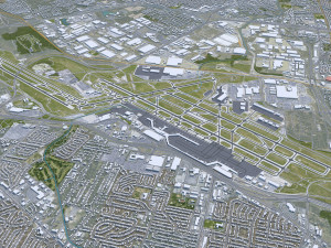 St Louis city Missouri USA 130km Modelo 3D