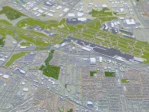 St Louis city Missouri USA 130km Modelo 3D