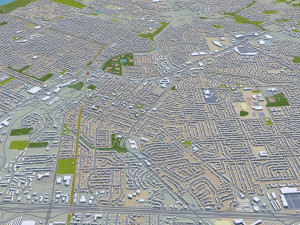 St Louis city Missouri USA 130km Modelo 3D