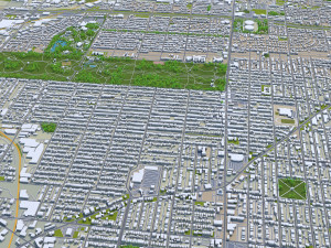 St Louis city Missouri USA 130km Modelo 3D
