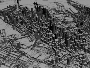 Sydney city Australia 120km 3Dモデル