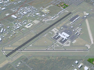 Syracuse city New York USA 30km 3D Model