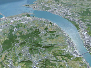 Taipei city Taiwan 60km 3D Model