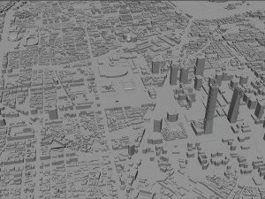 Taipei city Taiwan 60km 3D Model