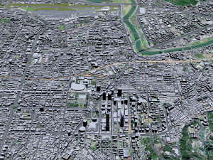 Taipei city Taiwan 60km 3D Model