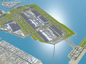 Tokyo city Japan 80km Modelo 3D