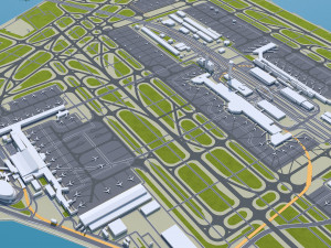 Tokyo city Japan 80km Modelo 3D