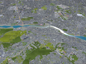 Tokyo city Japan 80km Modelo 3D