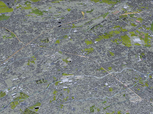 Tokyo city Japan 80km Modelo 3D
