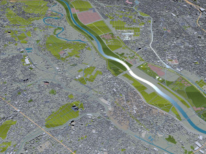 Tokyo city Japan 80km Modelo 3D