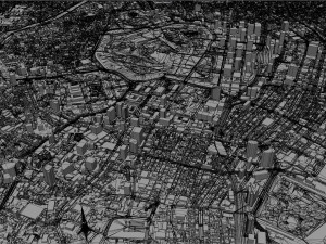 Tokyo city Japan 40km 3D Model