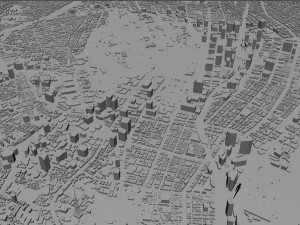 Tokyo city Japan 40km 3D Model