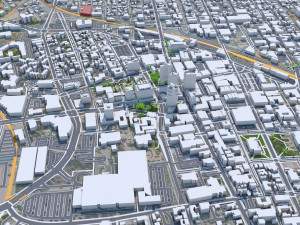 Tucson city Arizona USA 70km Modelo 3D