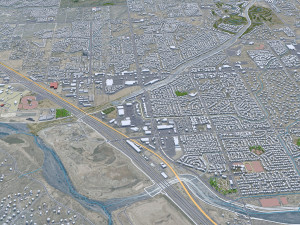 Tucson city Arizona USA 70km Modelo 3D