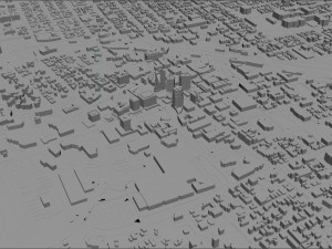Tucson city Arizona USA 70km Modelo 3D