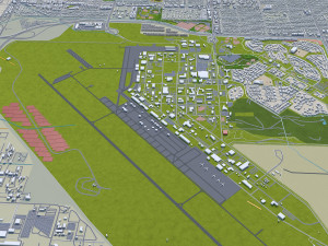 Tucson city Arizona USA 70km Modelo 3D