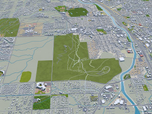 Tucson city Arizona USA 70km Modelo 3D