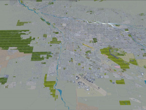Tucson city Arizona USA 70km Modelo 3D