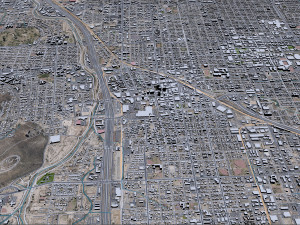 Tucson city Arizona USA 70km Modelo 3D