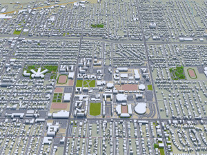 Tulsa city Oklahoma 60km Modelo 3D