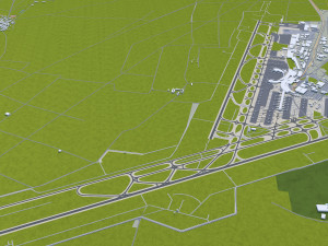 Vienna city Austria 50km 3D 모델