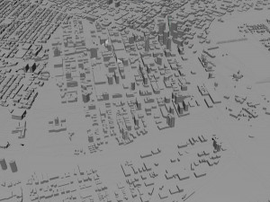 Winnipeg city Manitoba Canada 60km Modello 3D