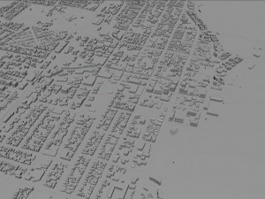 Wollongong city Australia 30km 3D Model