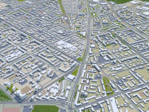 Citt&agrave; di Ekaterinburg Russia 70 km Modello 3D