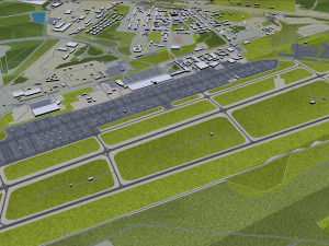 Yekaterinburg city Russia 70km 3D Model