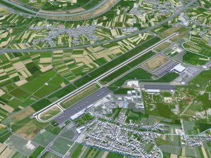 Kota Zagreb Kroasia 60km Model 3D