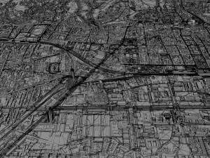 Kota Zagreb Kroasia 60km Model 3D