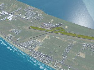 Acapulco de Juarez city Guerrero Mexico 40km 3D 모델