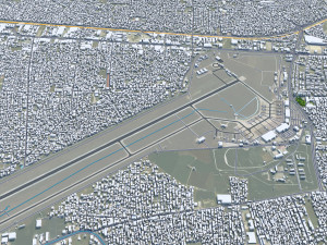 Adana city Turkey 30km 3D Model
