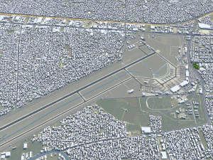 Місто Адана Туреччина 30 км 3D Модель