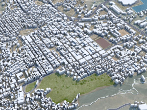 Aden city Yemen 35km 3Dモデル