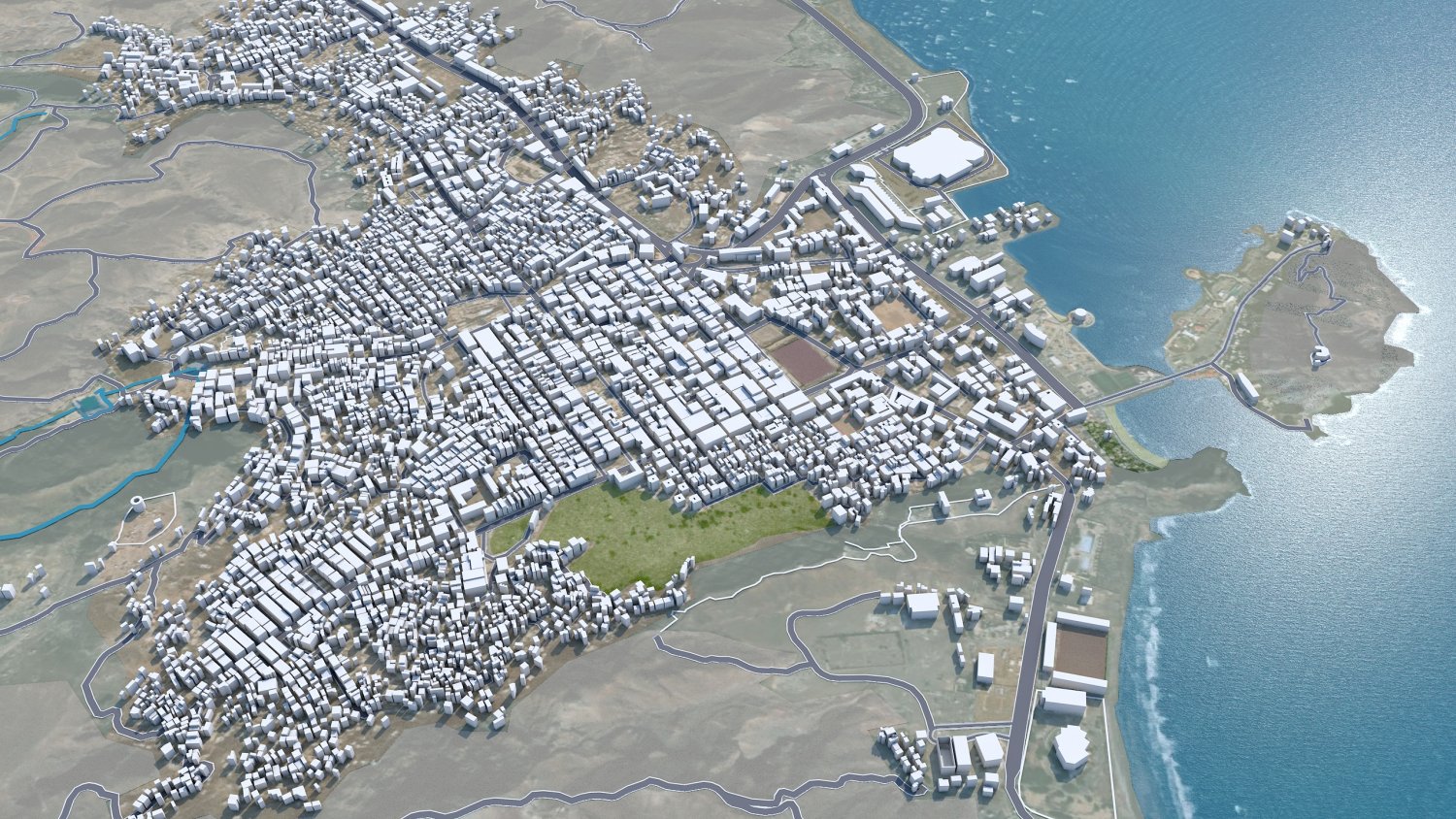 Aden City Yemen 35km 3D Модель In Здания 3DExport