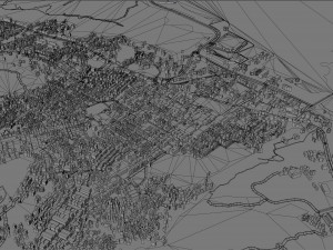 Aden city Yemen 35km 3Dモデル
