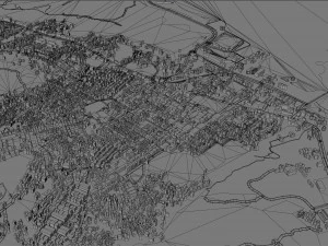 Aden city Yemen 35km 3D Model