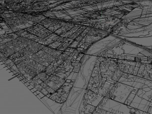 Adler city Krasnodar Krai Russia 20km 3D मॉडल