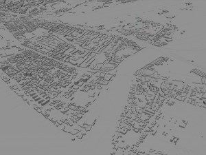Adler city Krasnodar Krai Russia 20km 3D मॉडल