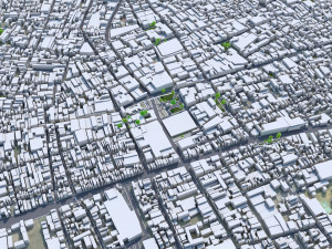 Aguascalientes city Mexico 30km 3Dモデル