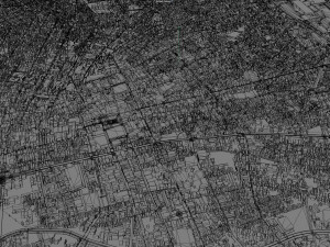 Aguascalientes city Mexico 30km 3Dモデル