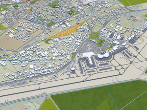 Algiers city Algeria 60km Modelo 3D