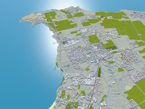 Algiers city Algeria 60km Modelo 3D