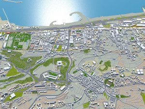 Algiers city Algeria 60km Modelo 3D