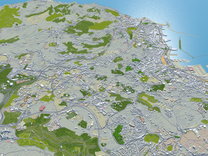 Algiers city Algeria 60km Modelo 3D
